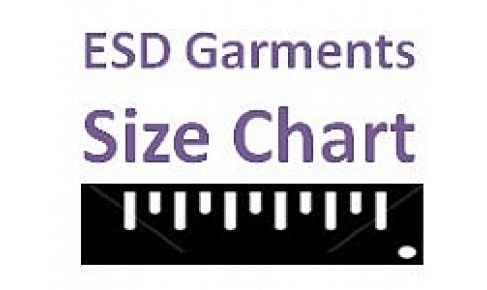 ESD Garments Size Chart